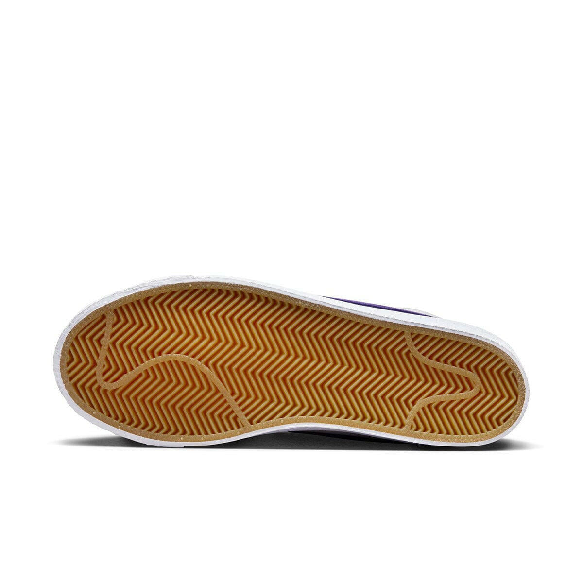 Nike SB - Blazer Mid ISO Shoes White/Court Purple-White-Gum Light Brown.
