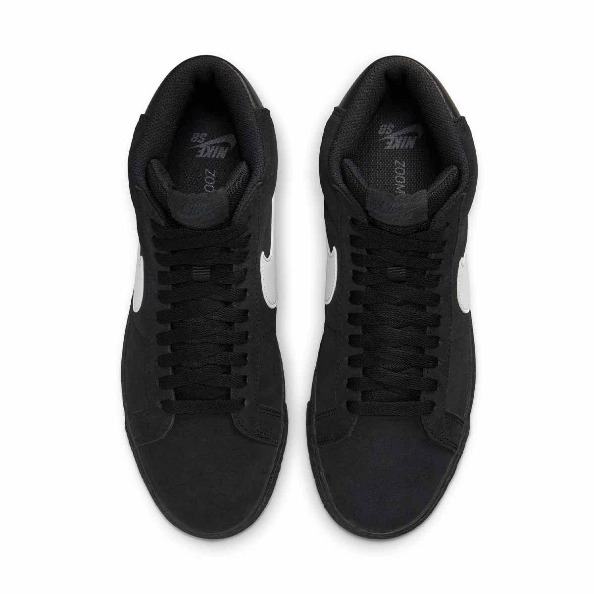 Nike SB Blazer Mid Mens Shoes Black/White-Black-Black Top