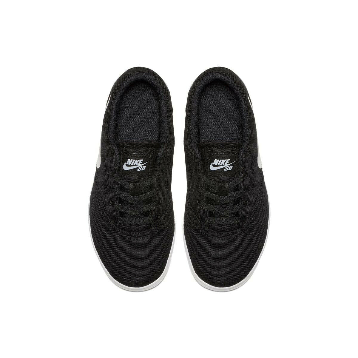 Nike SB - Check Canvas Kids Shoes Black/White.