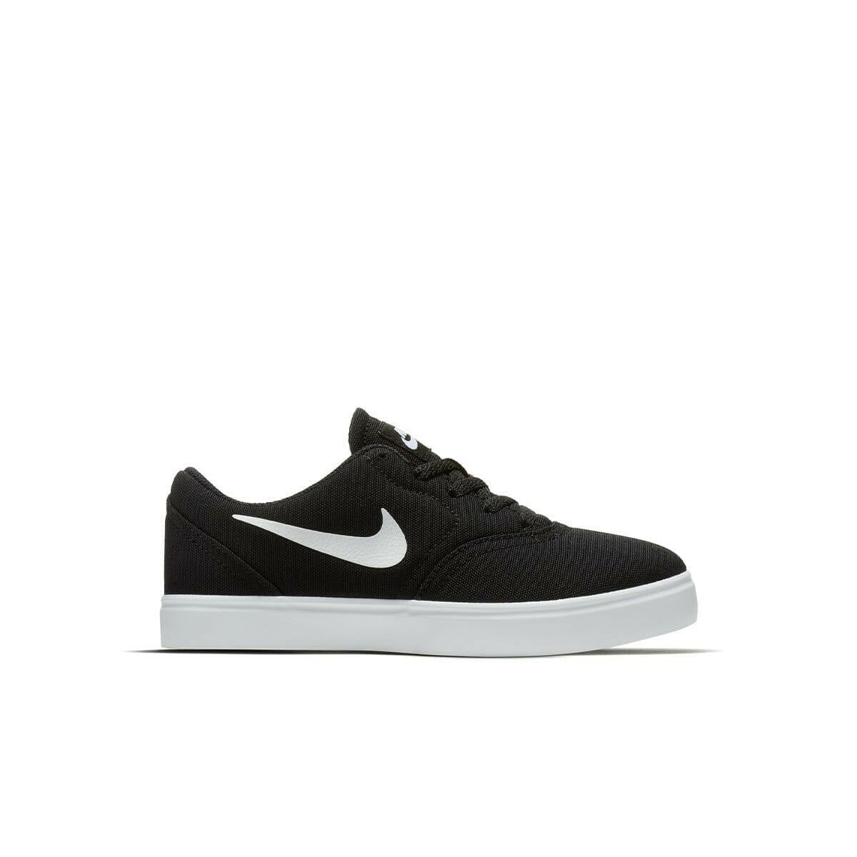 Nike SB - Check Canvas Kids Shoes Black/White.