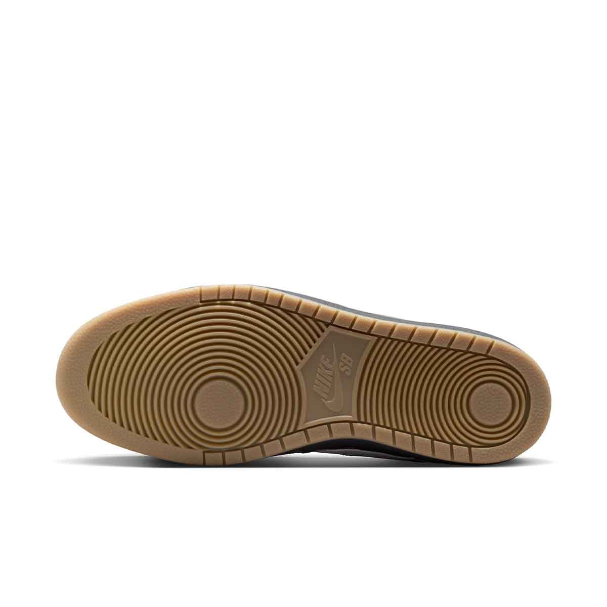Nike SB Code 58 Skate Shoes Black/White/Gum Sole View