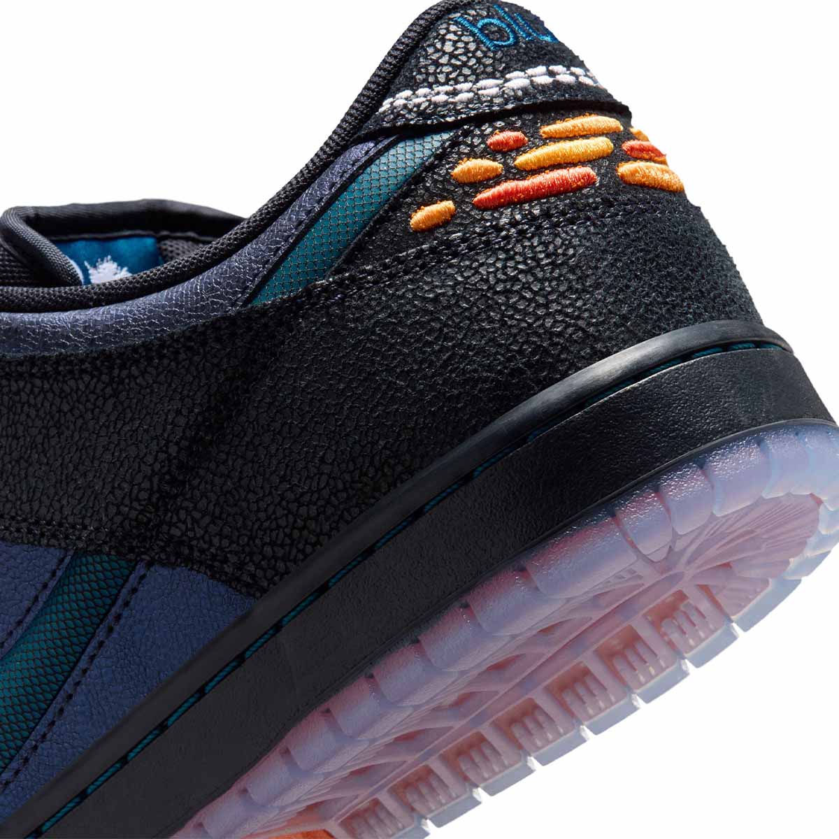 Nike SB Dunk Low Pro Shoes Bluetile Heel