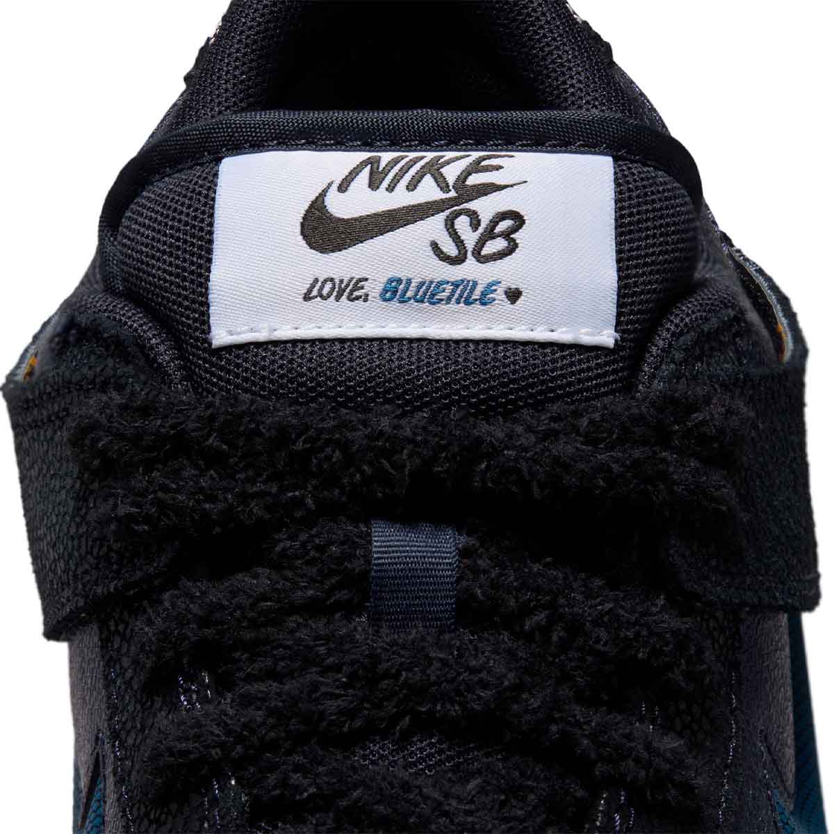 Nike SB Dunk Low Pro Shoes Bluetile Tongue