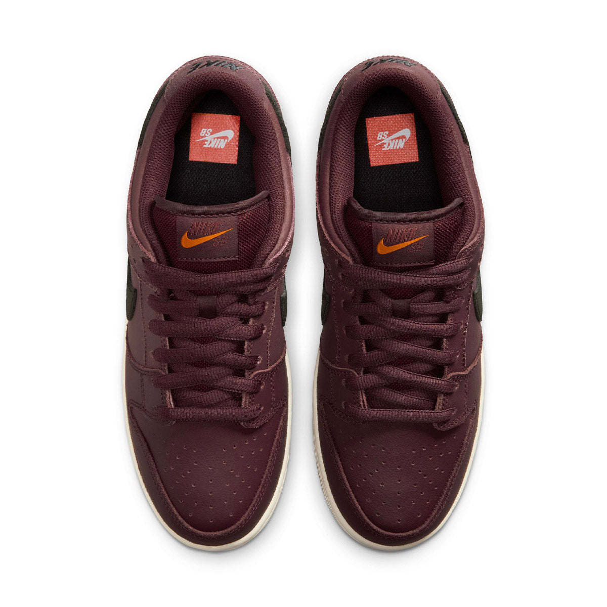 Nike SB Dunk Low Pro ISO Shoes Burgundy Crush Top