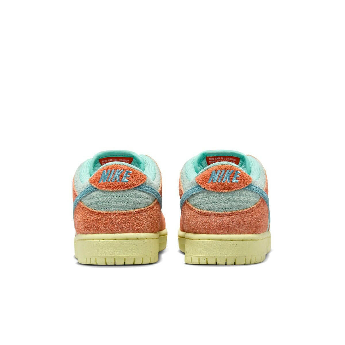 Nike SB - Dunk Low Pro Premium Shoes Orange Emerald Rise.