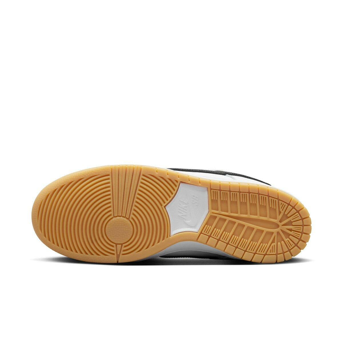 Nike SB - Dunk Low Pro Shoes White/Black-White-Gum Light Brown.
