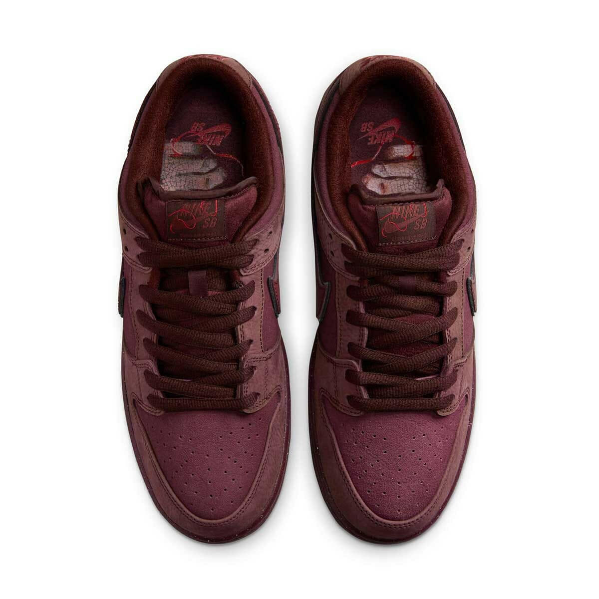 Nike SB - Dunk Low Pro Premium Shoes City Of Love Burgundy Crush.