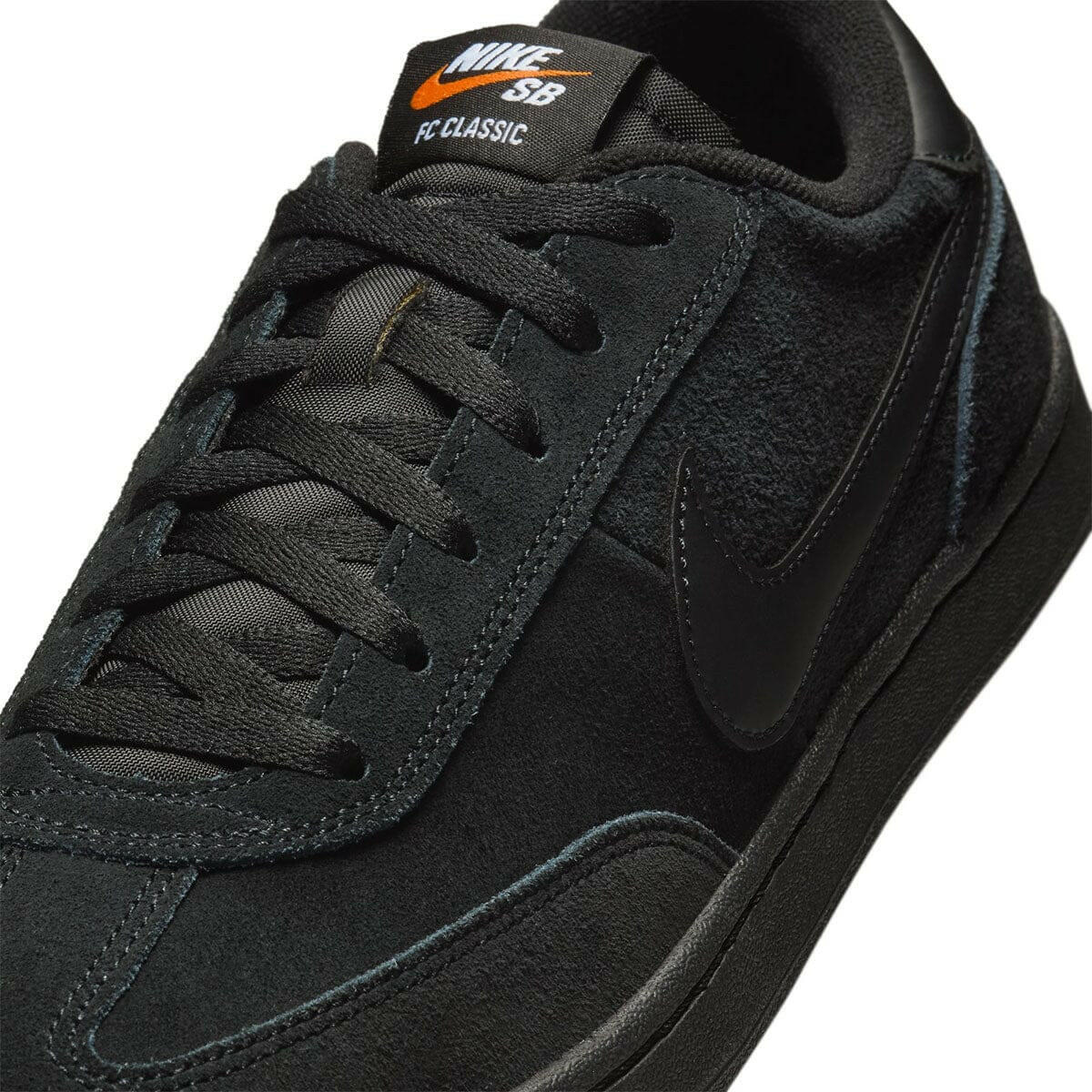 Nike SB - FC Classic Shoes Black/Black-Black-Vivid Orange.