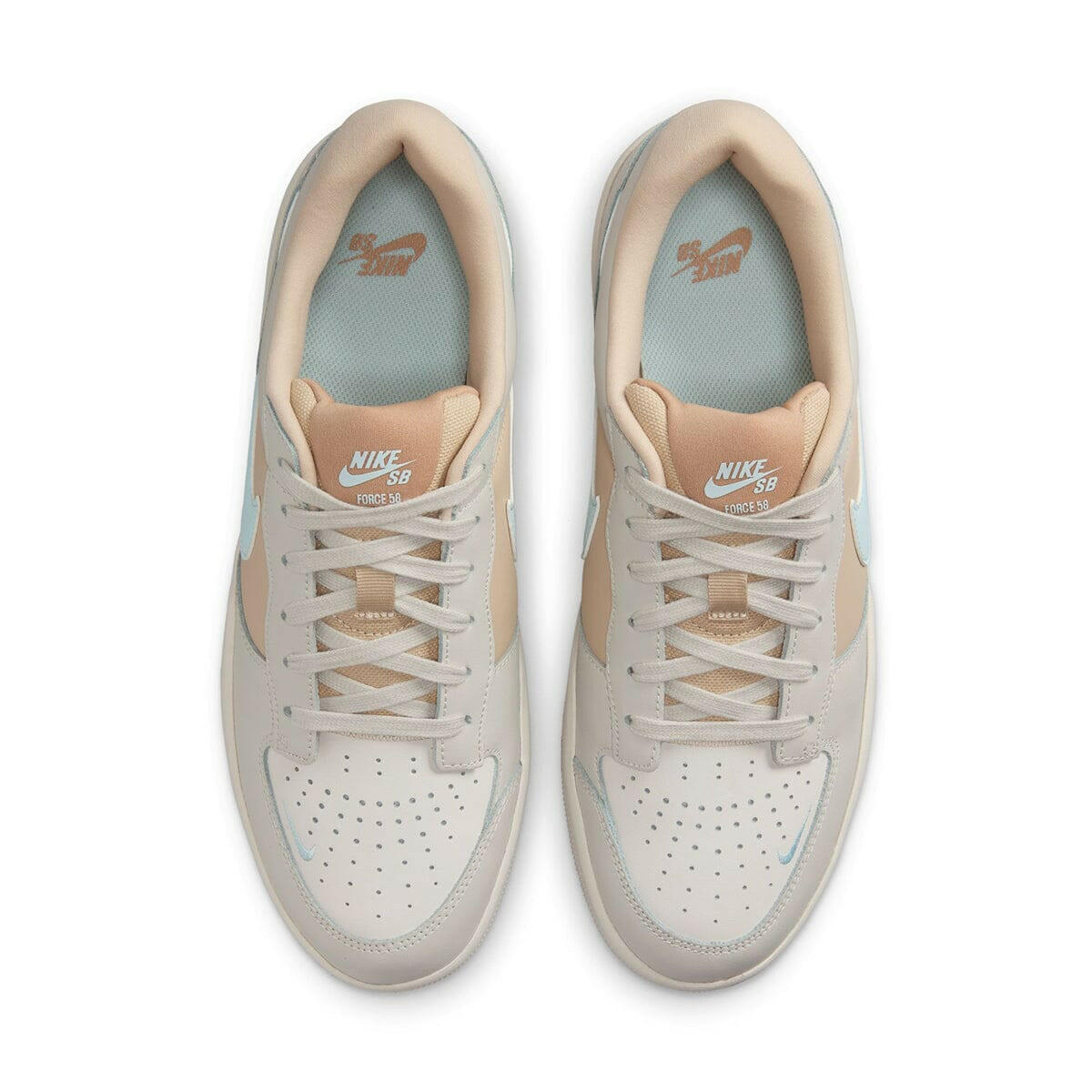 Nike SB - Force 58 Premium Shoes Light Bone/Glacier Blue.