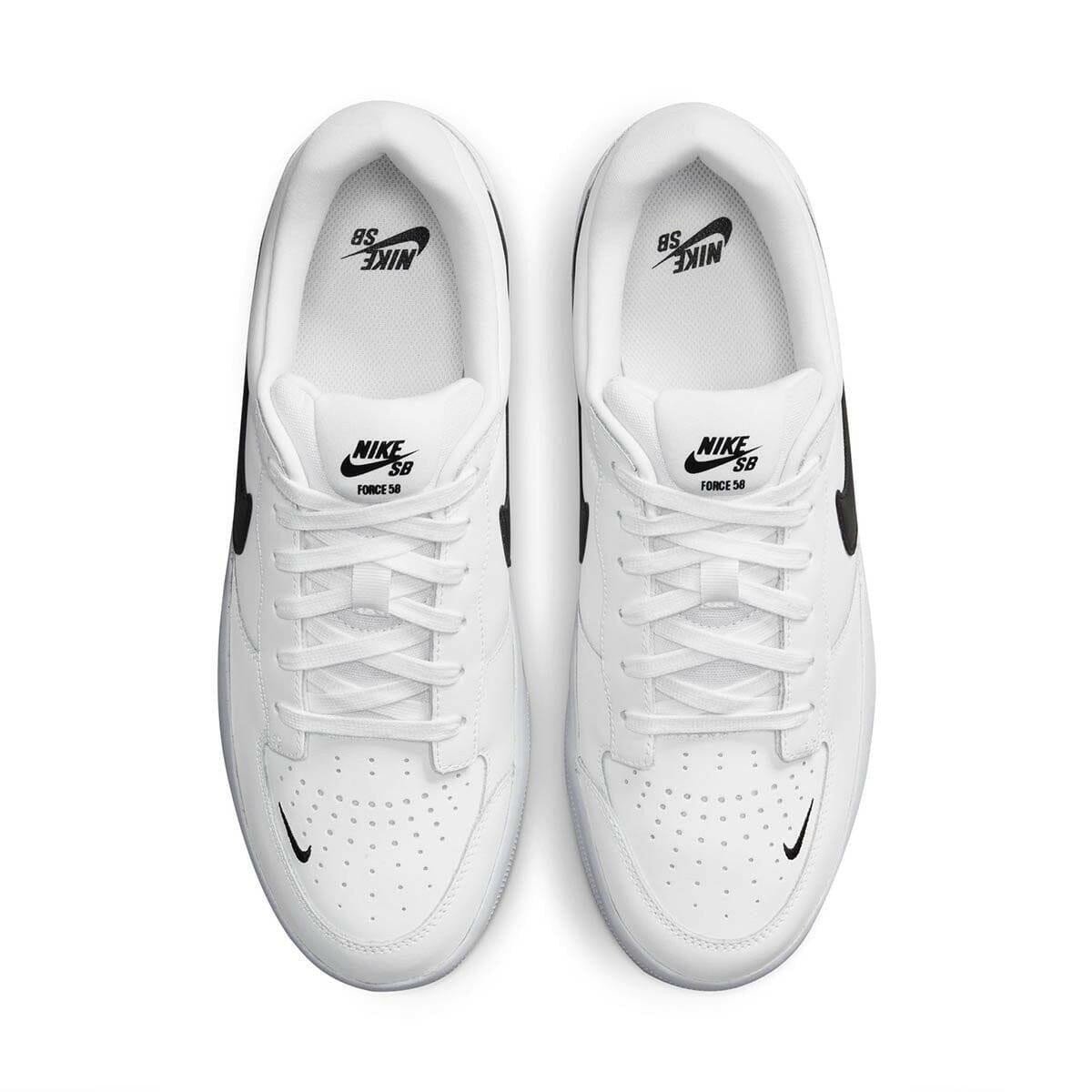 Nike SB - Force 58 Premium Shoes White/Black.