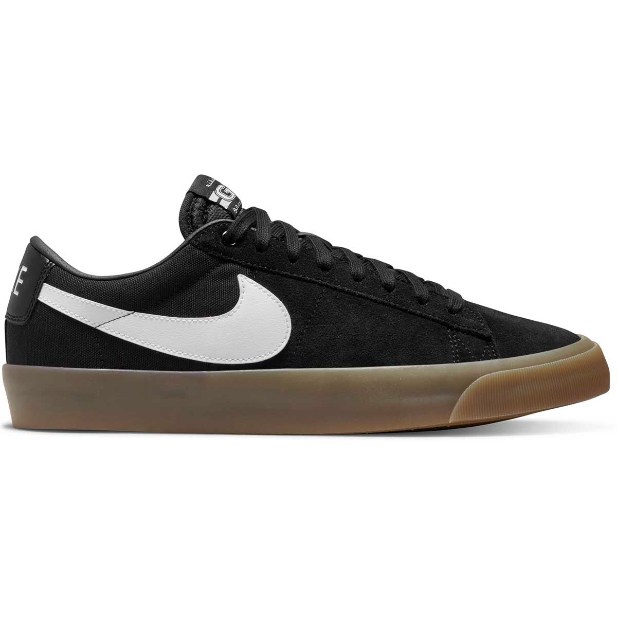 Nike SB Blazer Low Pro GT Shoes Black/White/Gum