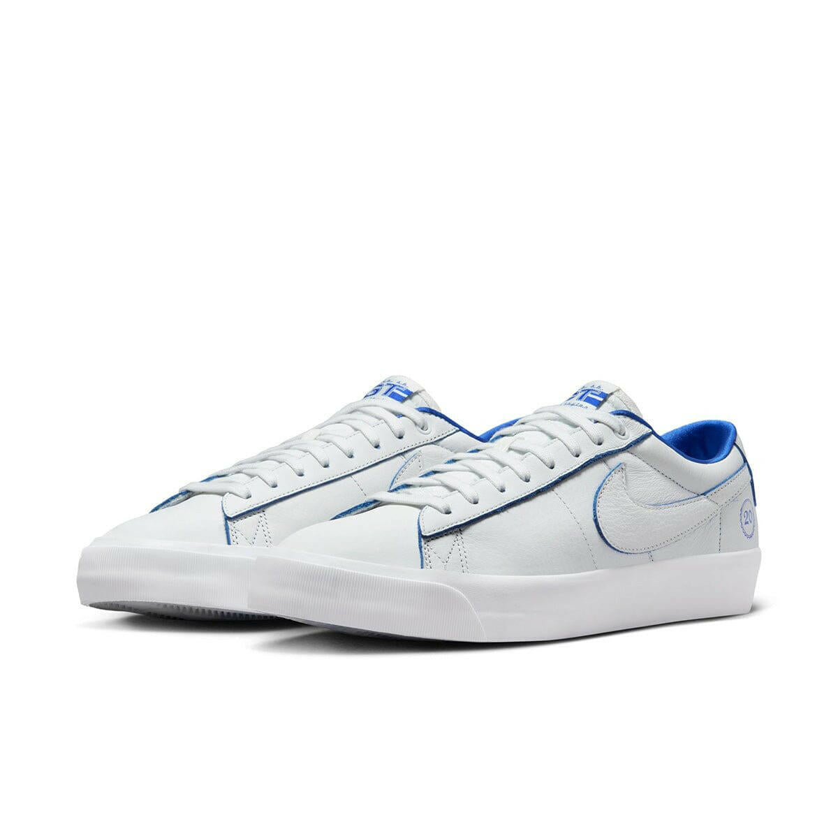 Nike SB - Blazer Low Pro GT Premium Shoes White/Blue.