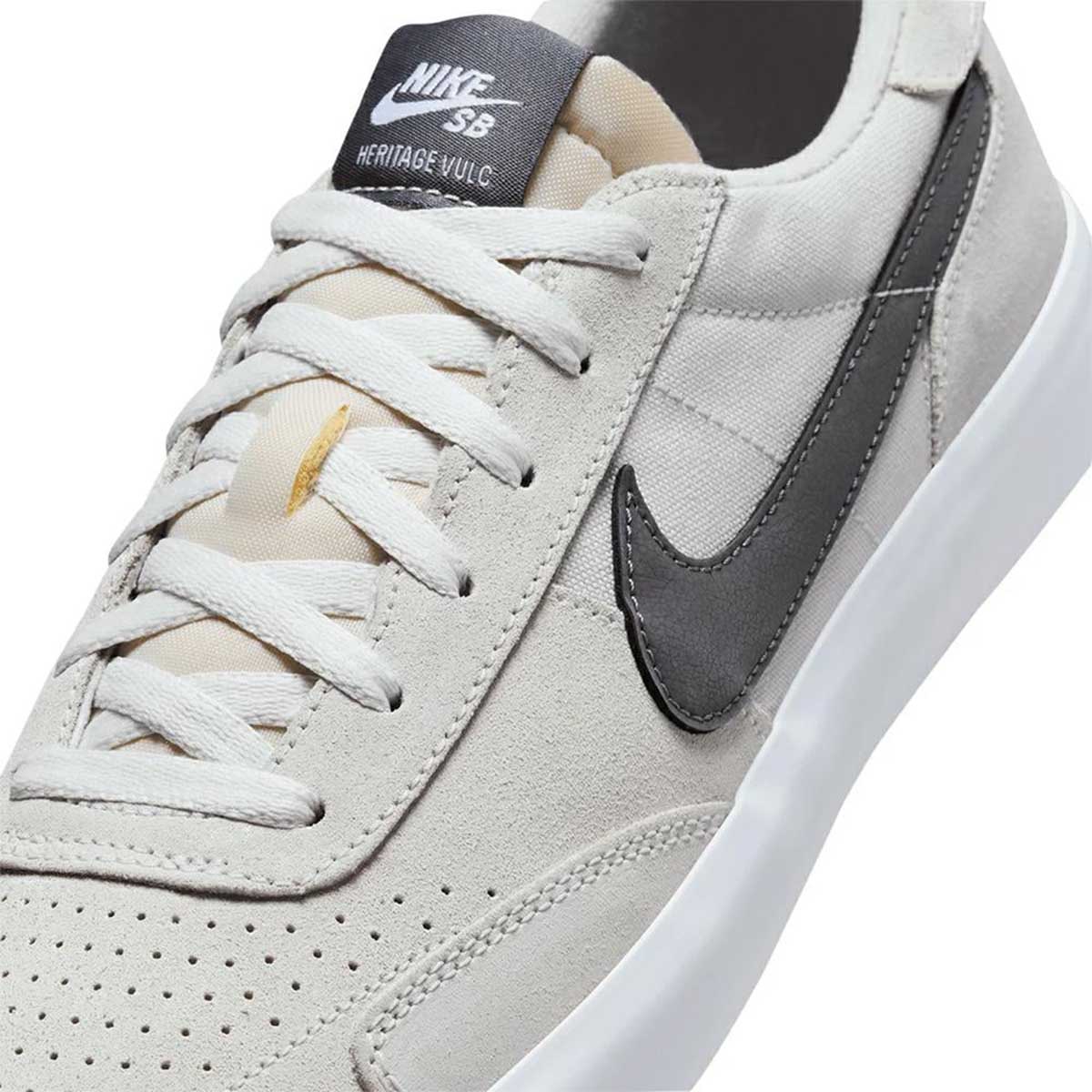 Nike SB Heritage Vulc Shoes Vast Grey/Iron Grey/White Side