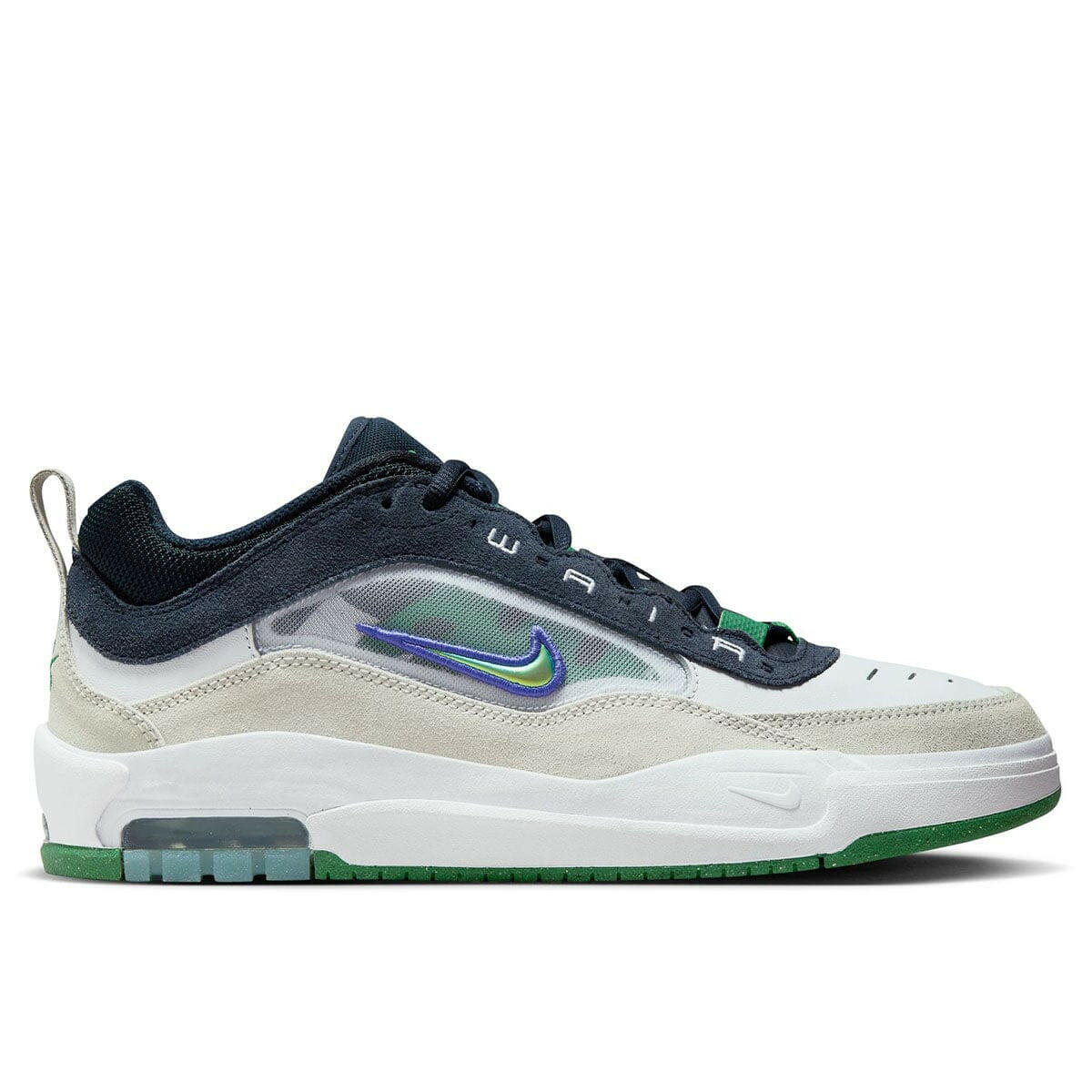 Nike SB - Ishod Air Max Shoes White/Obsidian/Pine-Green/Persian Violet.
