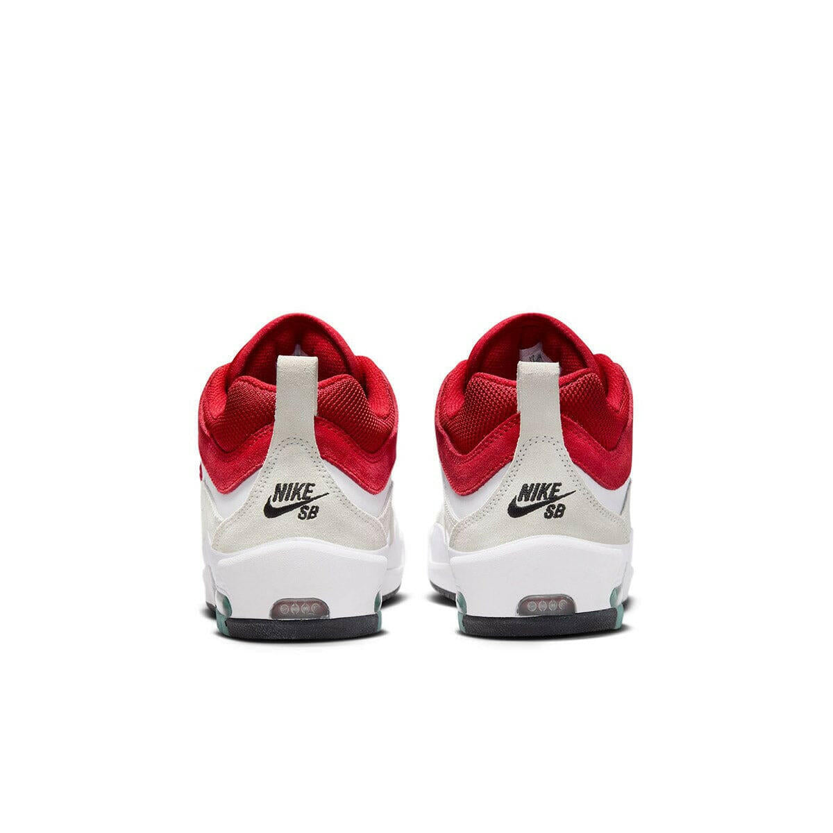 Nike SB - Ishod Air Max Shoes White/Summit White/Varsity-Red/Varsity Red.