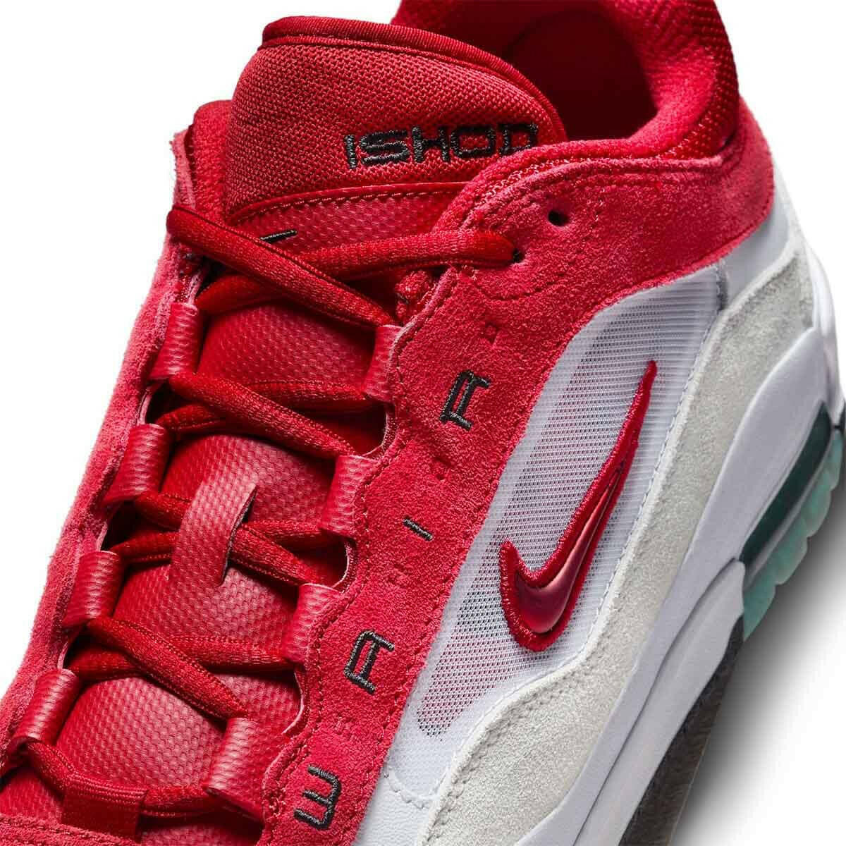 Nike SB - Ishod Air Max Shoes White/Summit White/Varsity-Red/Varsity Red.