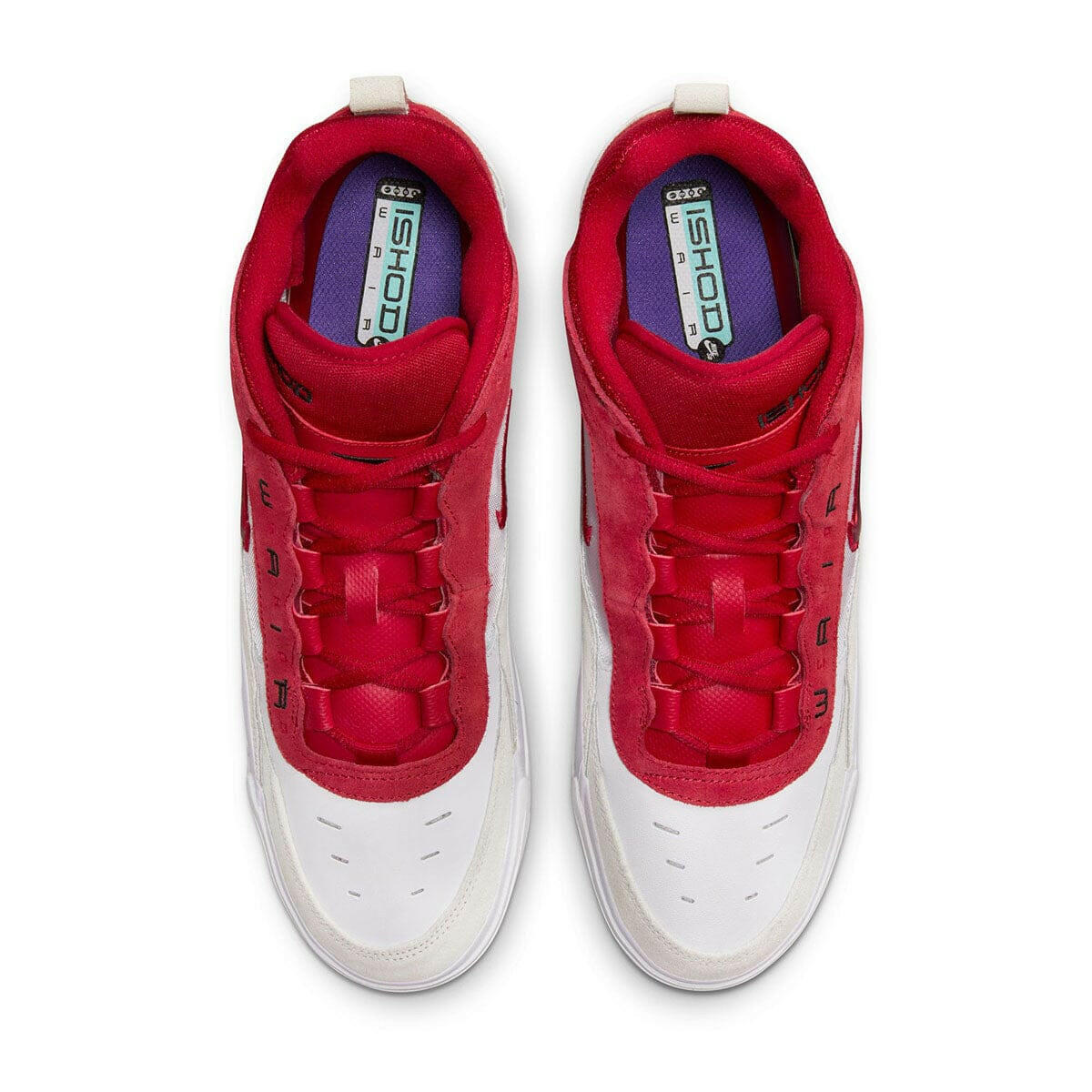 Nike SB - Ishod Air Max Shoes White/Summit White/Varsity-Red/Varsity Red.