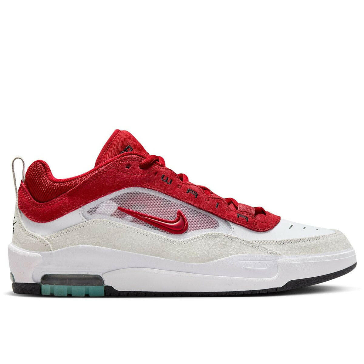 Nike SB - Ishod Air Max Shoes White/Summit White/Varsity-Red/Varsity Red.