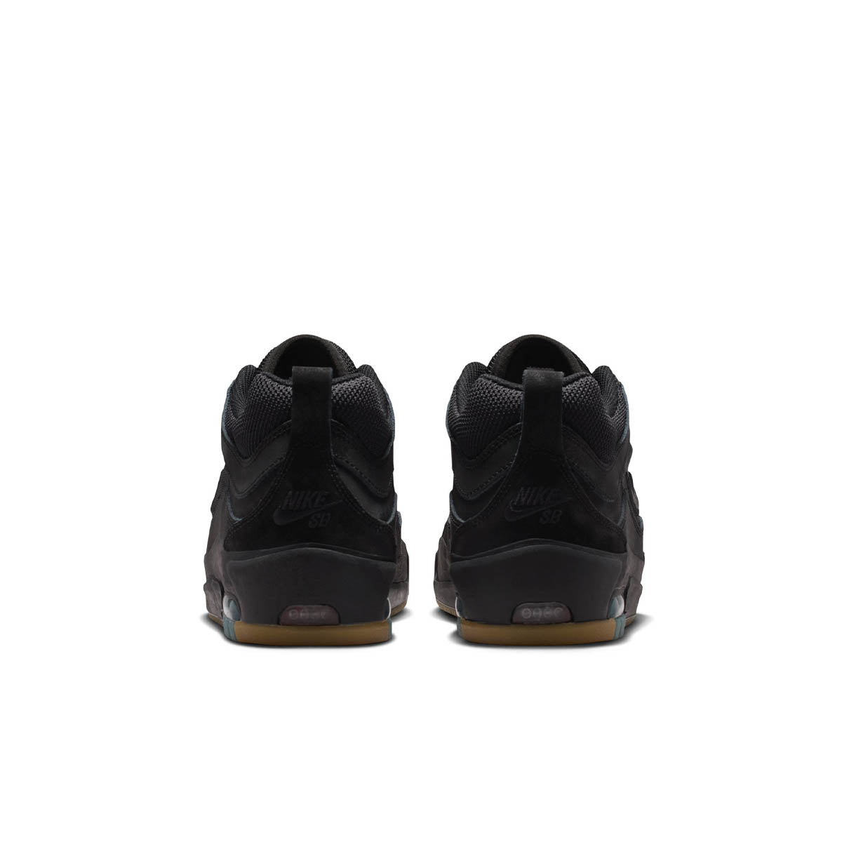 Nike SB Ishod Air Max Shoes Triple Black/Gum Back