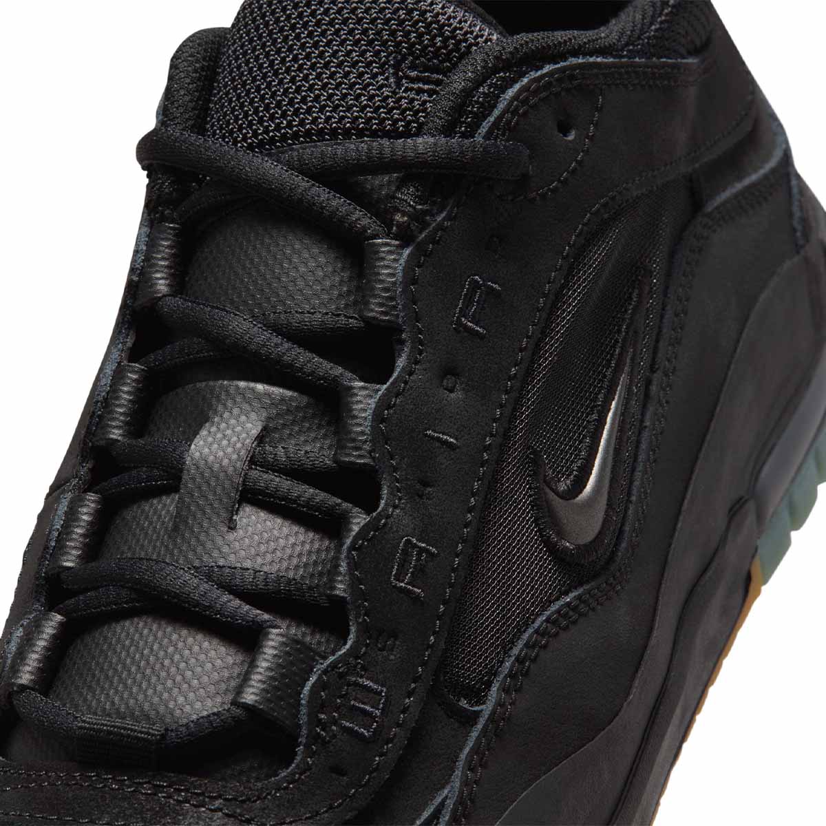 Nike SB Ishod Air Max Shoes Triple Black/Gum Side