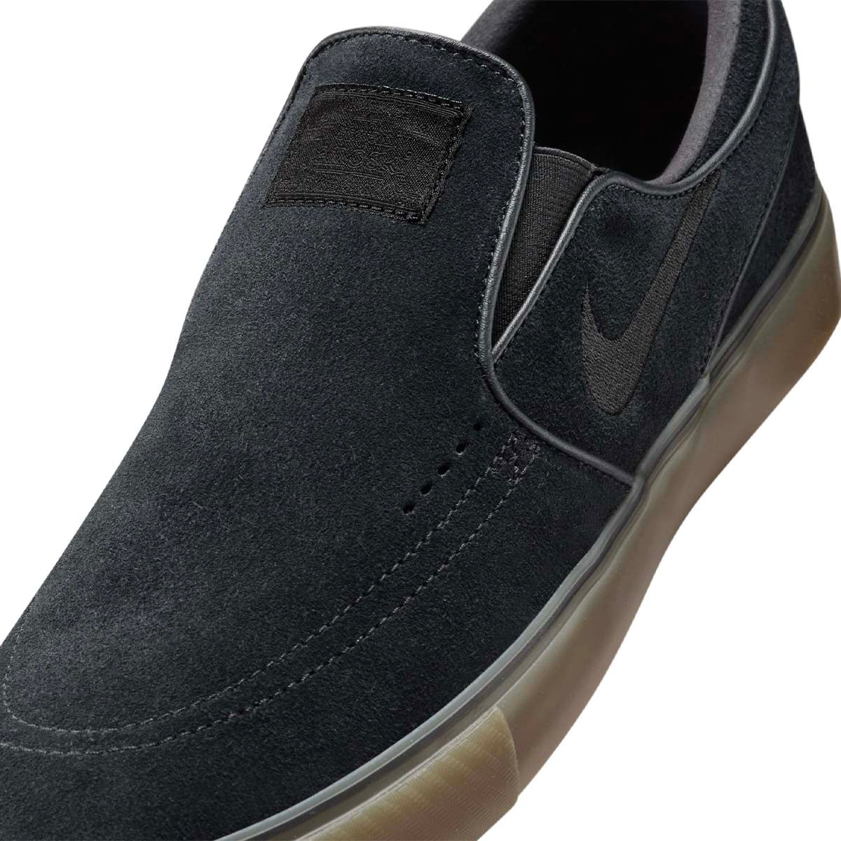 Nike SB - Janoski+ Slip On Shoes Black/Gum.