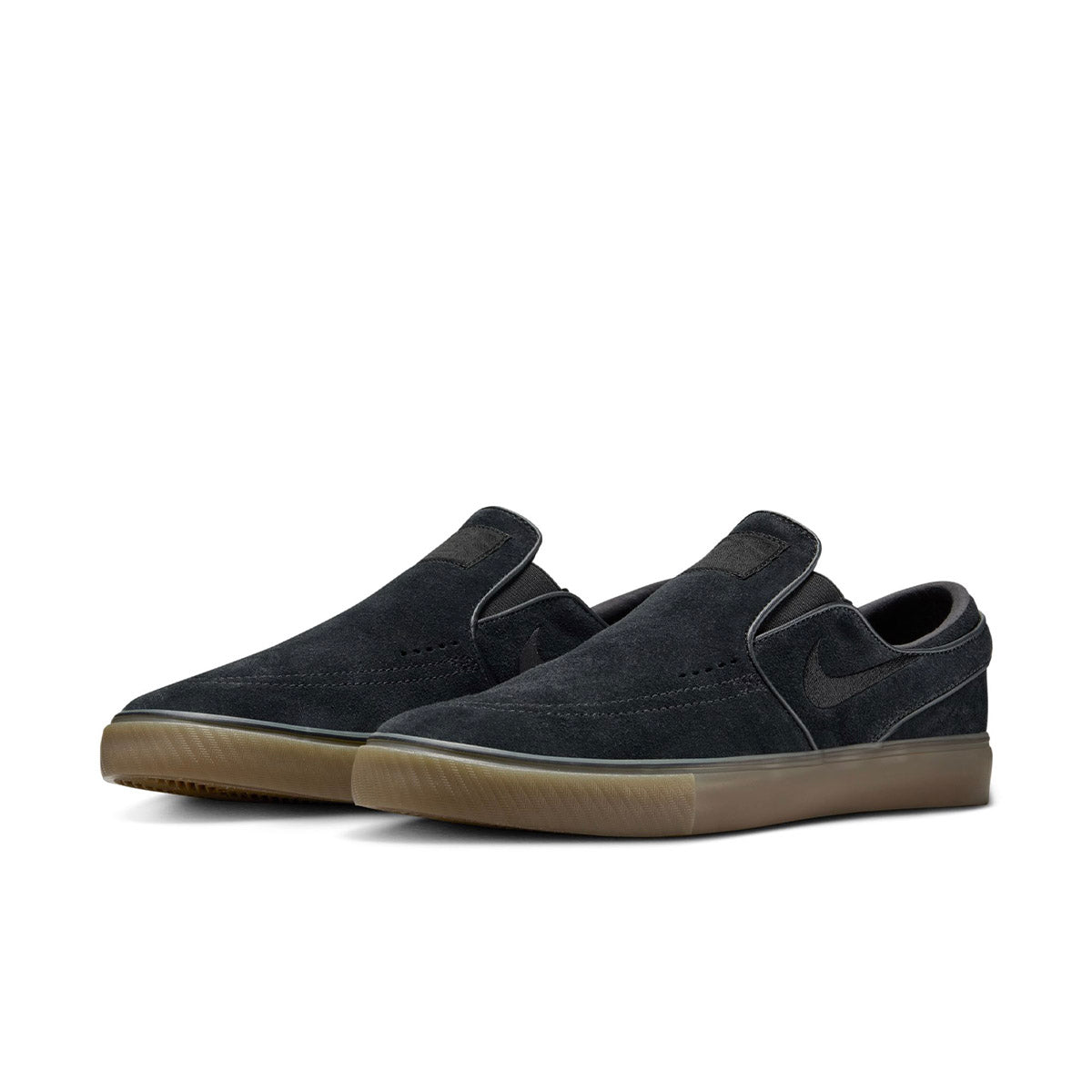 Nike SB - Janoski+ Slip On Shoes Black/Gum.
