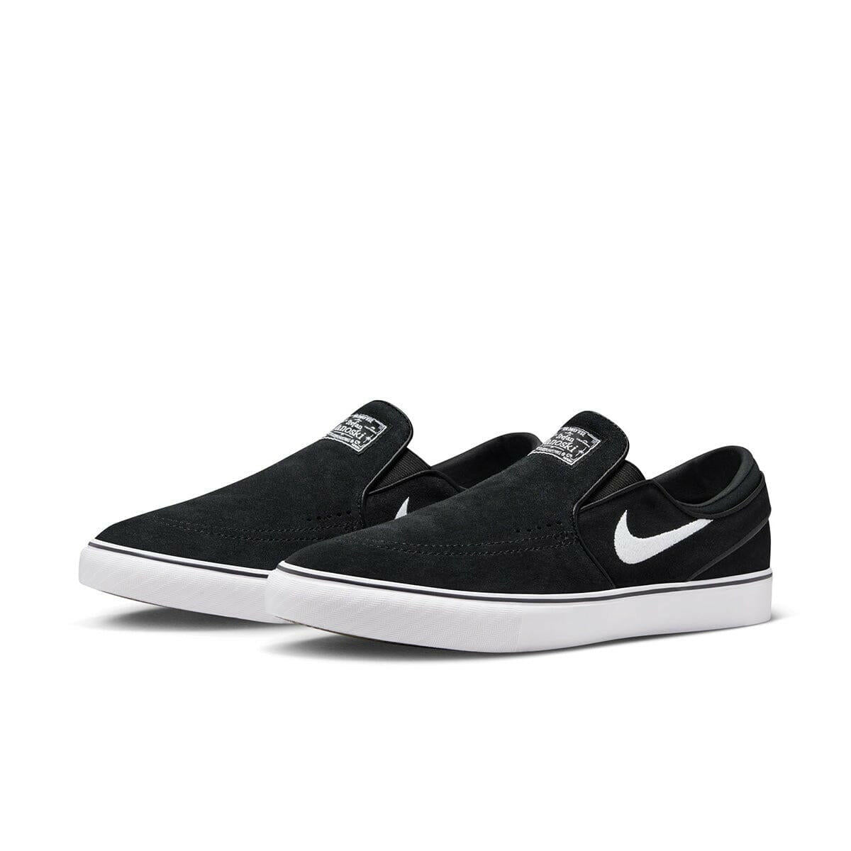 Nike SB - Janoski+ Slip On Shoes Black/White.