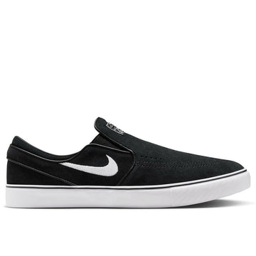 Nike SB - Janoski+ Slip On Shoes Black/White.