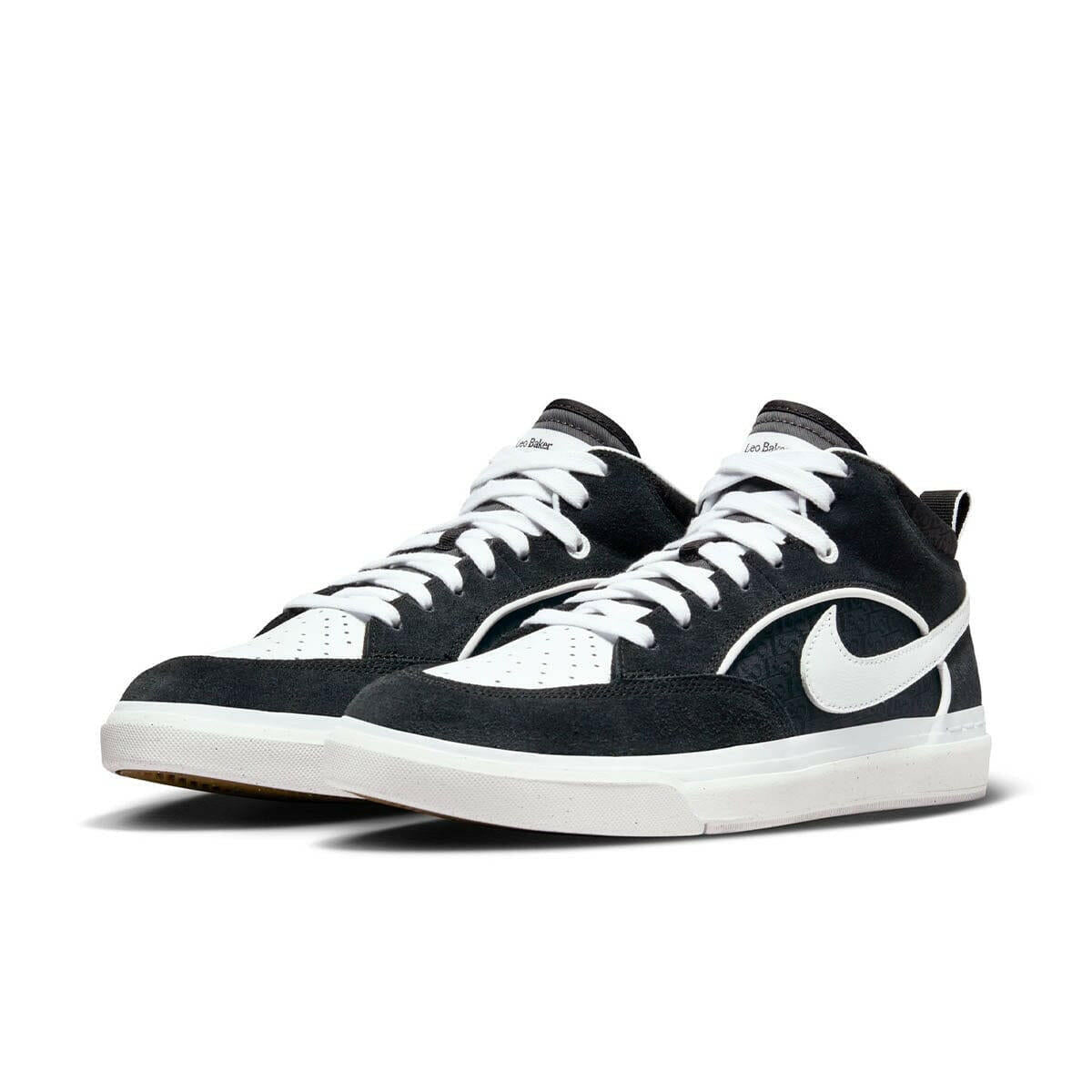 Nike SB - Leo Shoes Black/White-Black-Gum Light Brown.