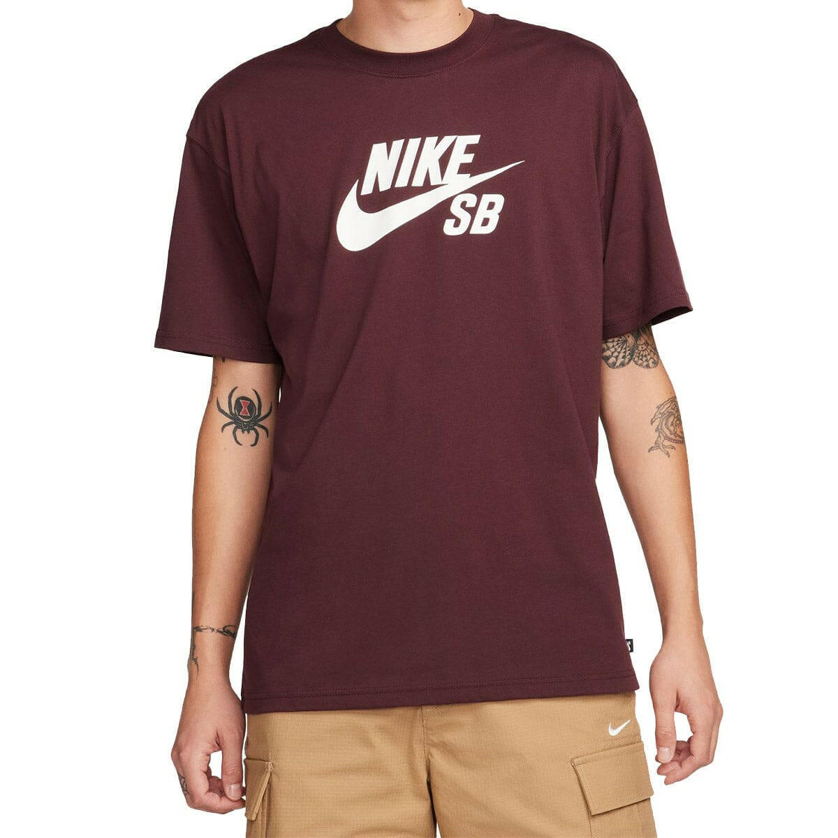Nike SB - Logo Tee Burgundy.
