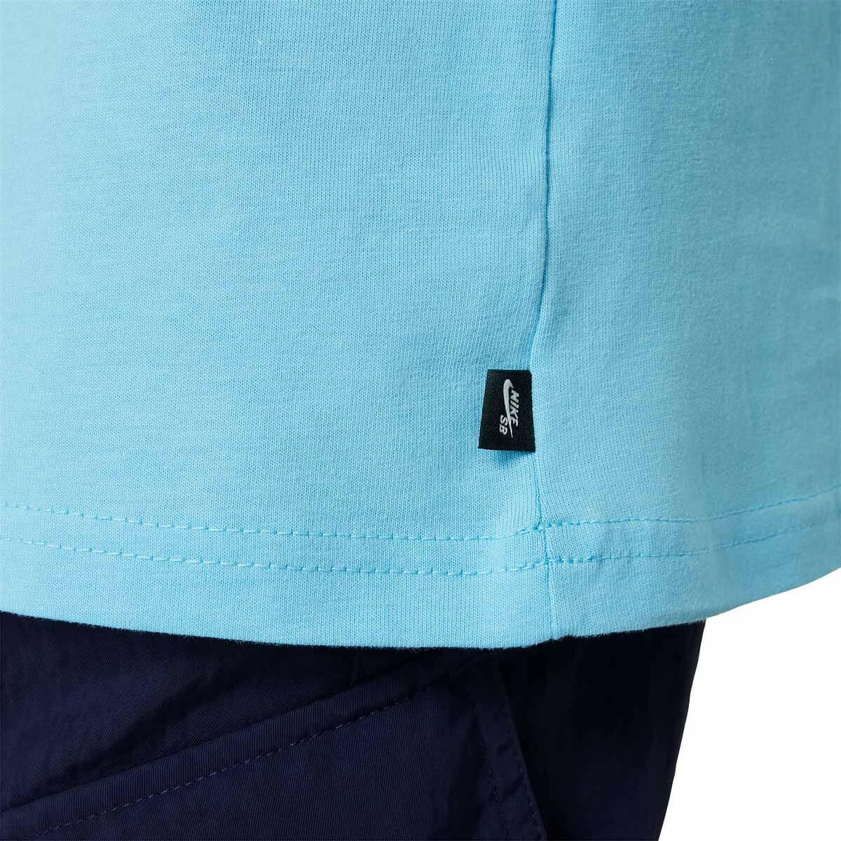 Nike SB - Dunk Logo Youth Tee Aquarius Blue.