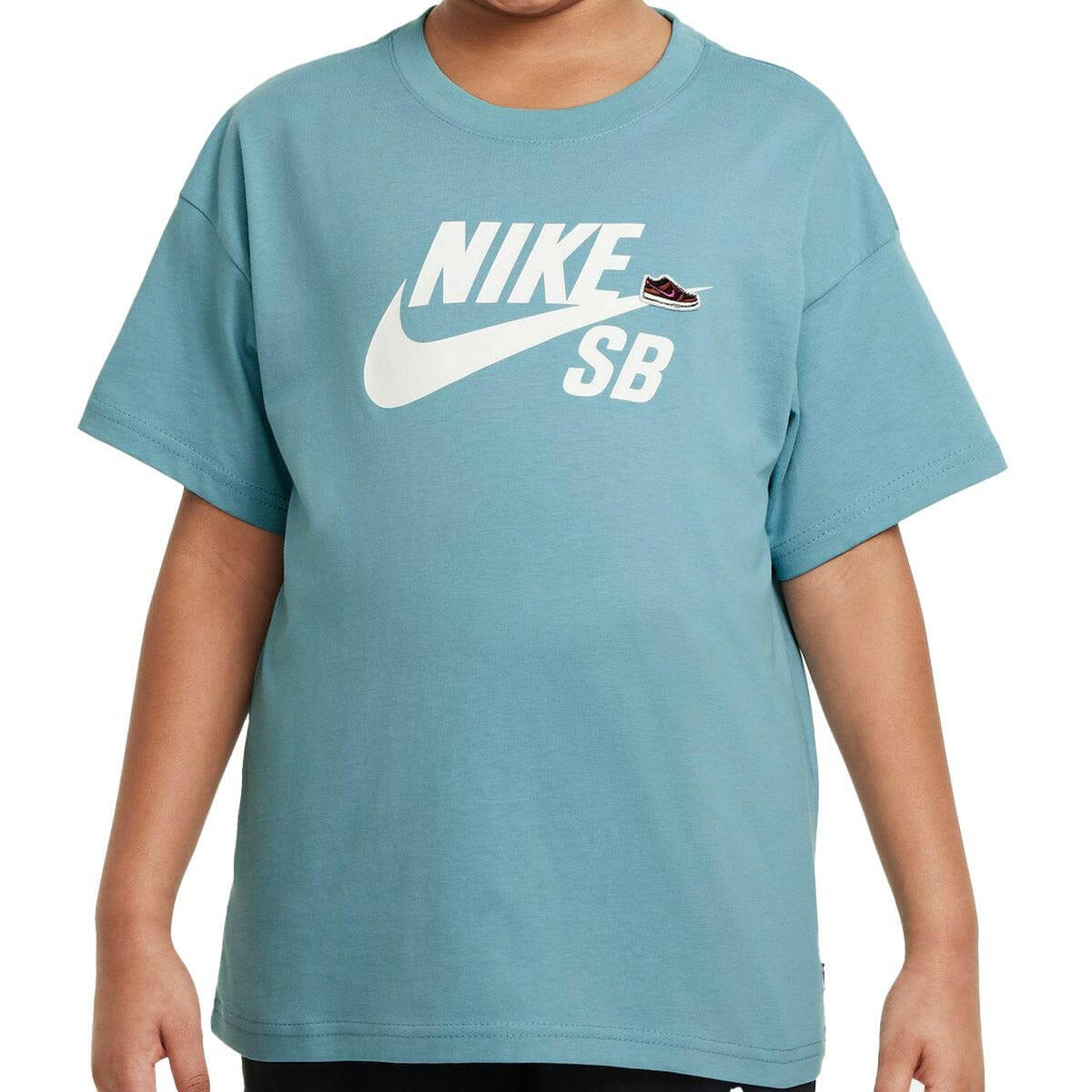 Nike SB - Dunk Logo Youth Tee Turquoise.