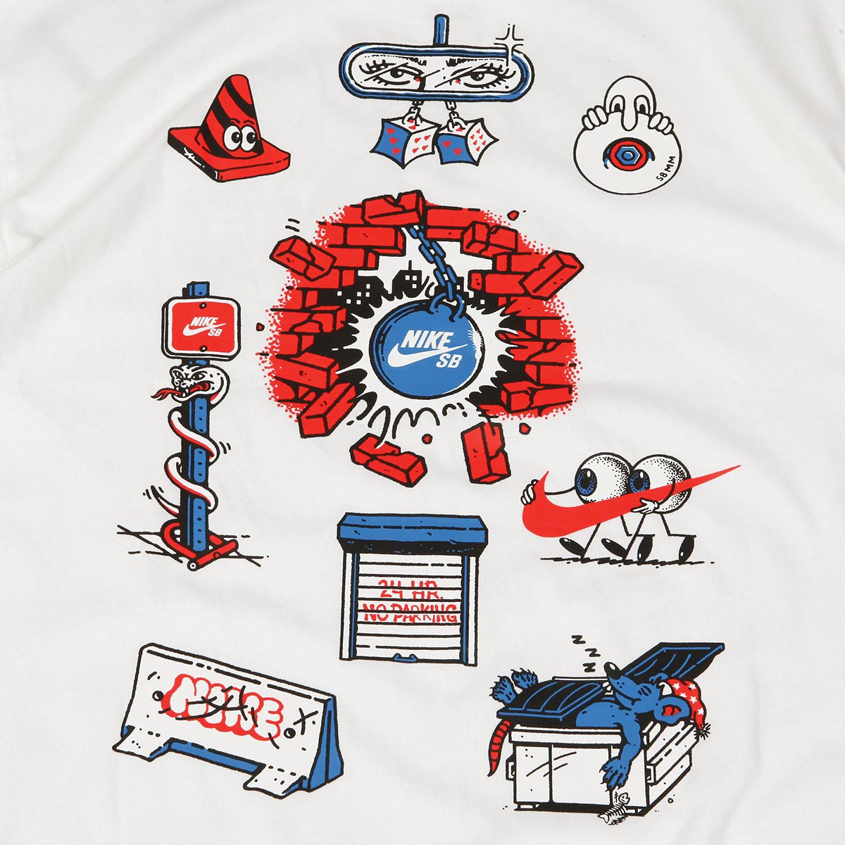 Nike SB M90 Skate Char Tee White