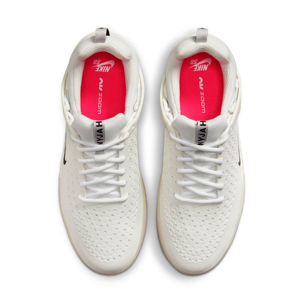 Nike SB - Nyjah 3 Shoes White/Black-Summit White/Hyper Pink.