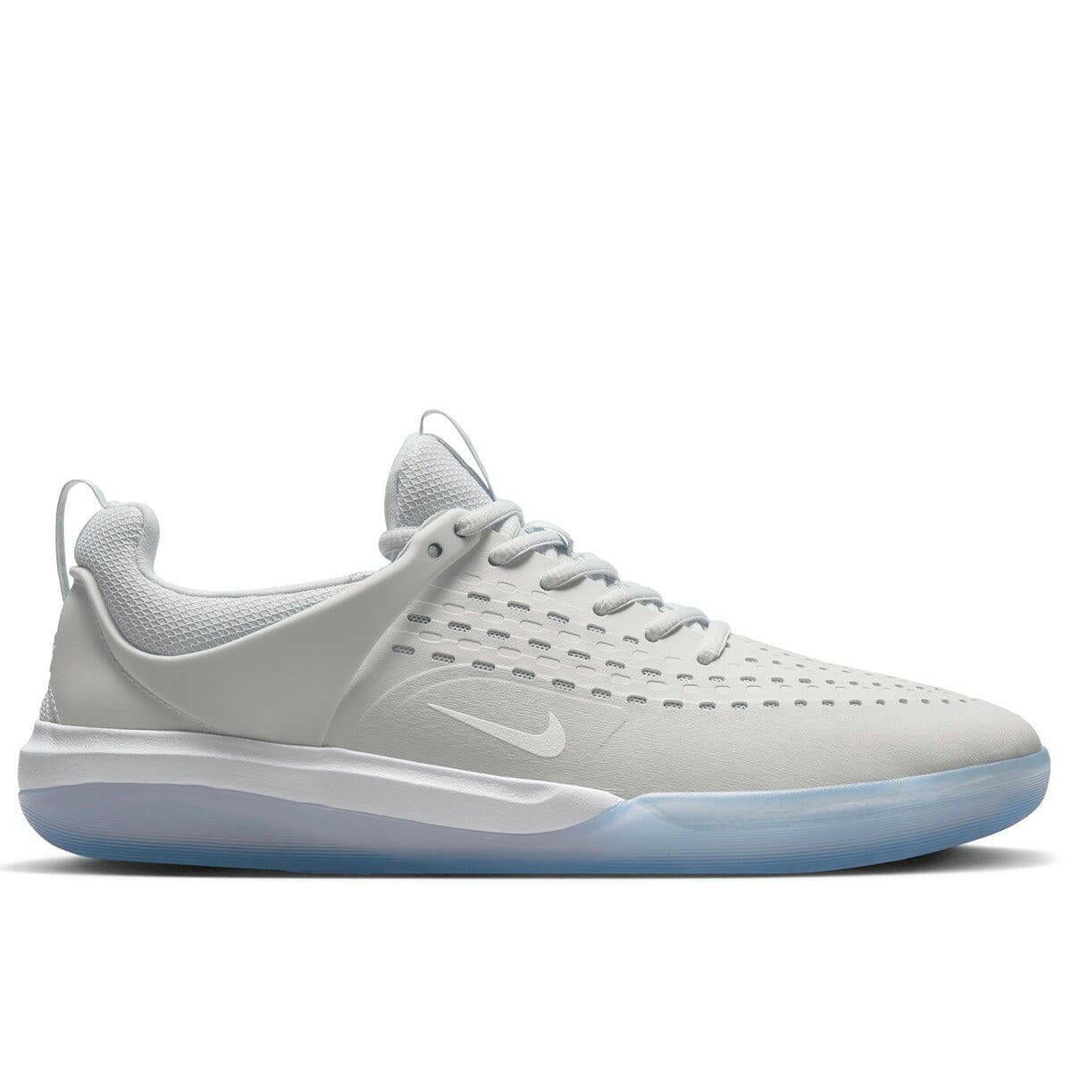 Nike SB - Nyjah 3 Shoes Pure Platinum/White-Pure Platinum-Volt.