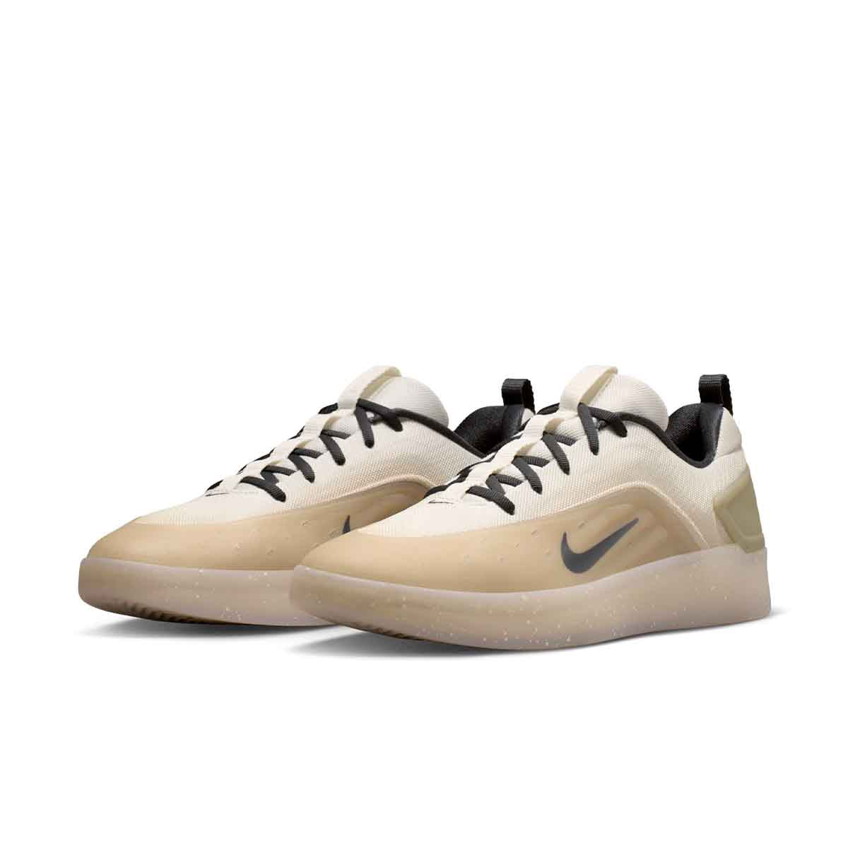 Nike SB Nyjah 4 Shoes Khaki/Smoke Grey Front
