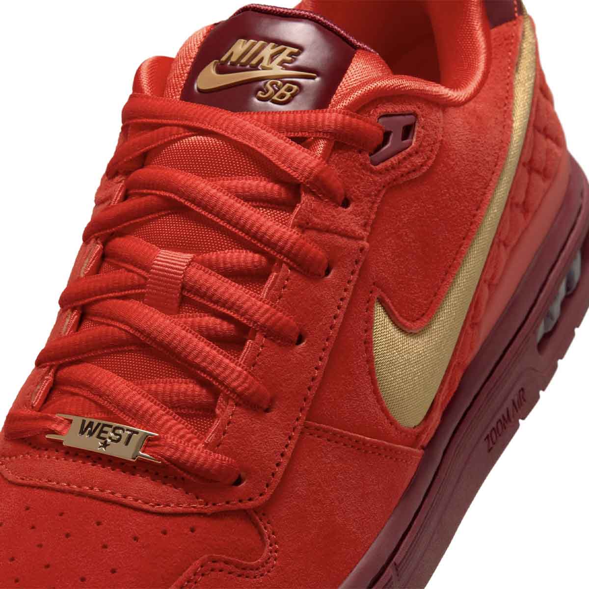 Nike SB Paul Rodriguez 1 Shoes Habanero Red All-Star Side