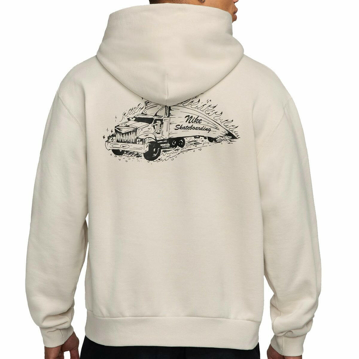 Nike SB - Truckin Hoodie Off White.