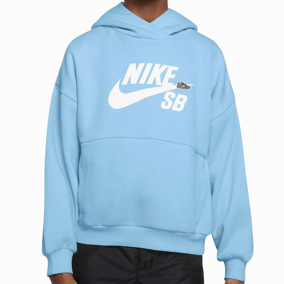 Nike SB - Icon Youth Hoodie Aquarius Blue.
