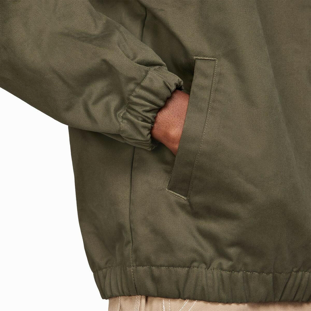 Nike - Woven Harrington Jacket Cargo Khaki.