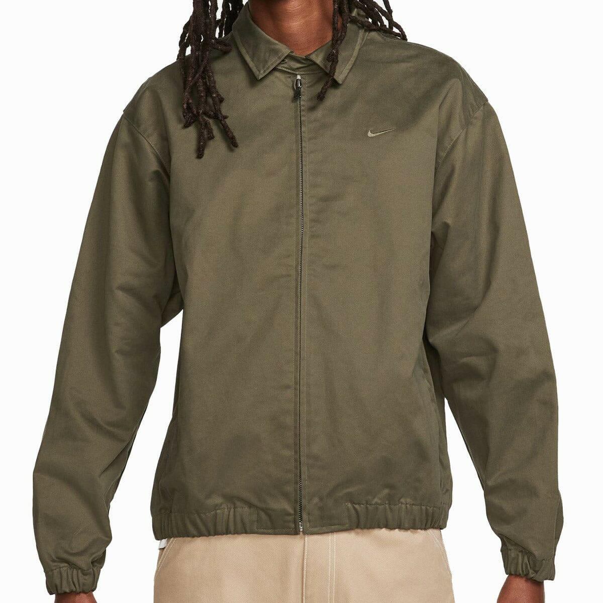 Nike - Woven Harrington Jacket Cargo Khaki.