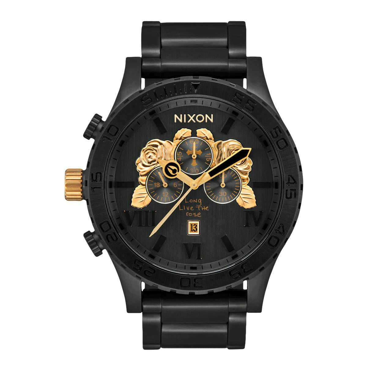 Nixon - 2PAC 51-30 Watch Black/Gold.