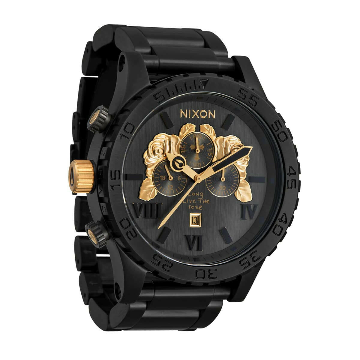 Nixon - 2PAC 51-30 Watch Black/Gold.