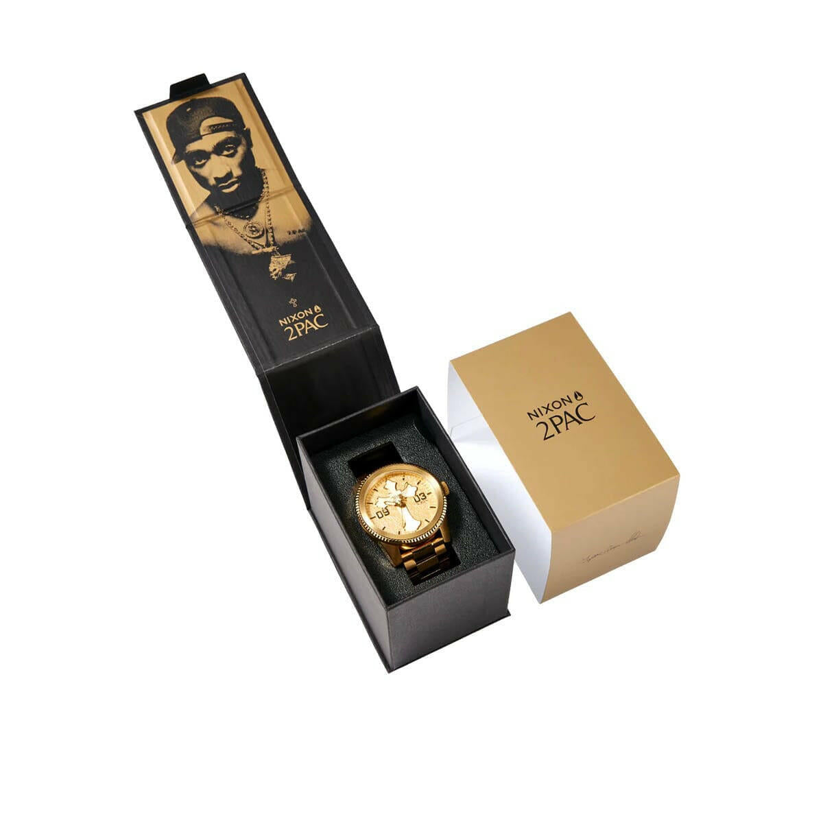 Nixon - 2PAC Corporal Watch Gold/Gold.