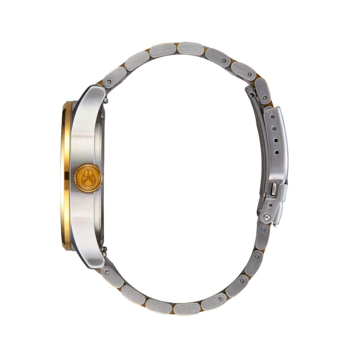Nixon - 2PAC Sentry Stainless Steel Watch Gold/Silver/Black.
