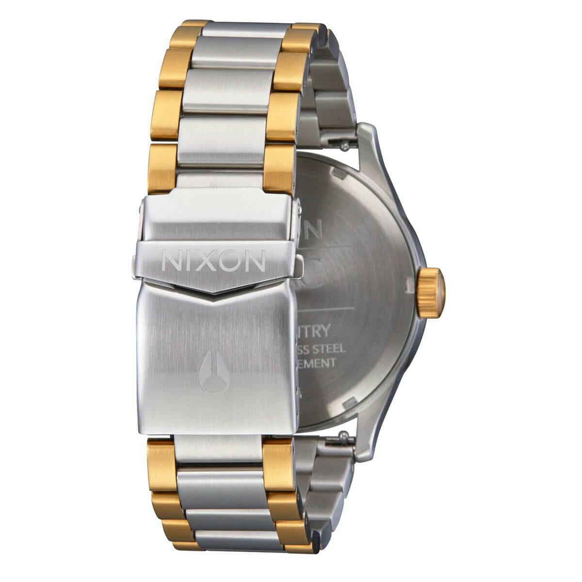 Nixon - 2PAC Sentry Stainless Steel Watch Gold/Silver/Black.
