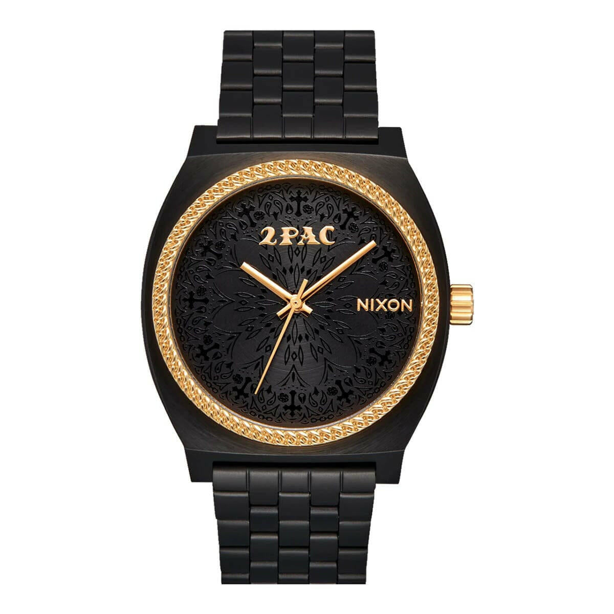 Nixon - 2PAC Time Teller Watch Black/Gold.