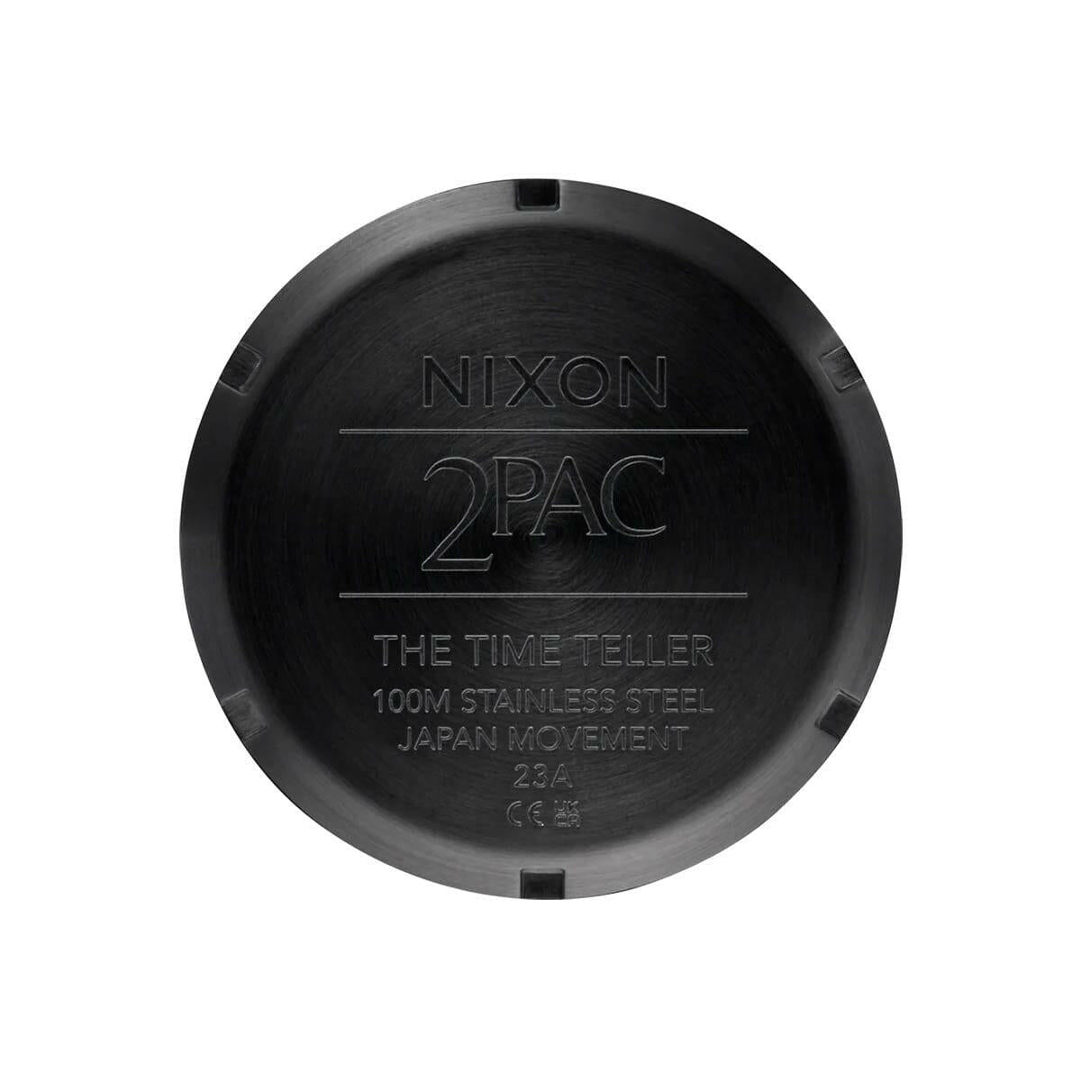 Nixon - 2PAC Time Teller Watch Black/Gold.