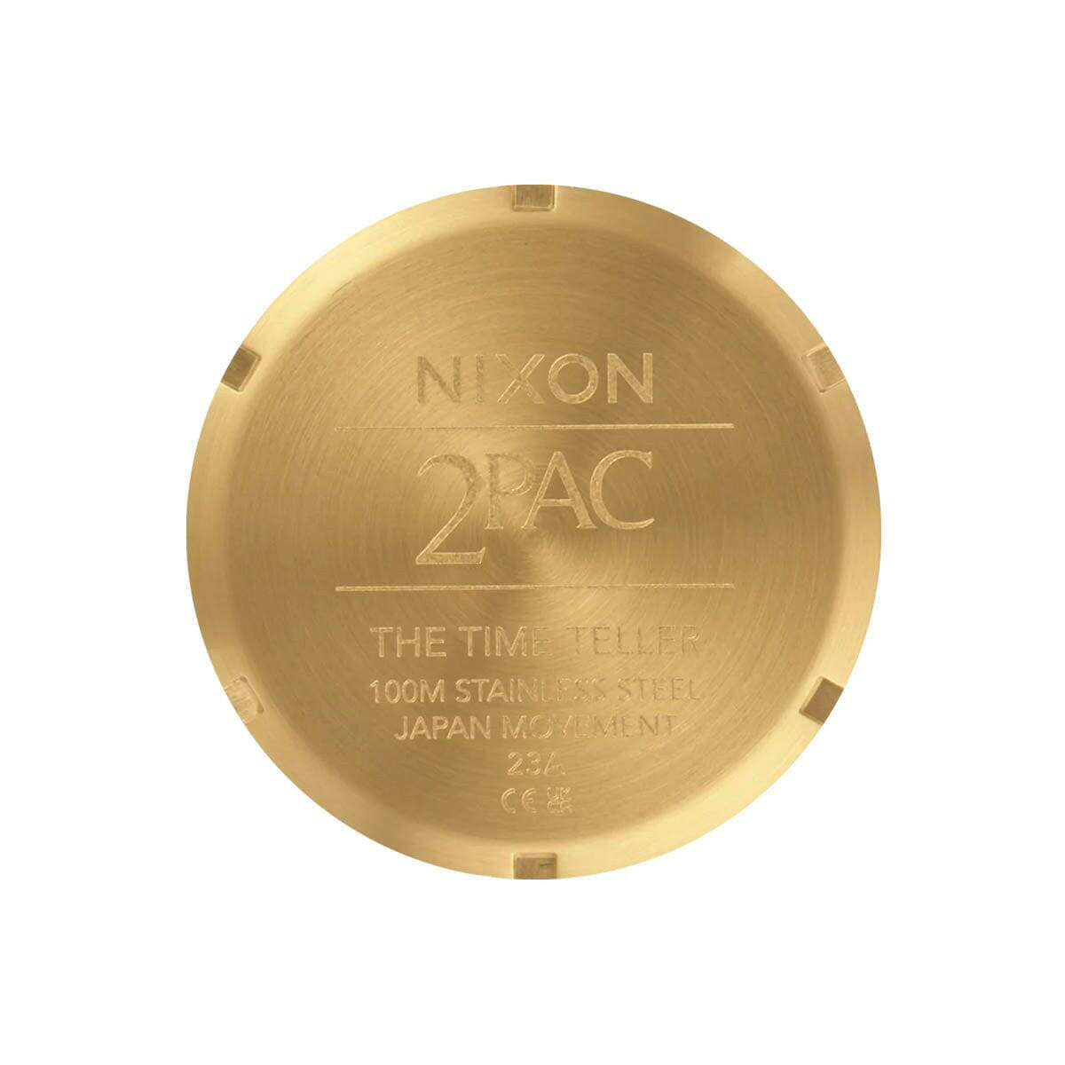 Nixon - 2PAC Time Teller Watch Gold/Black.