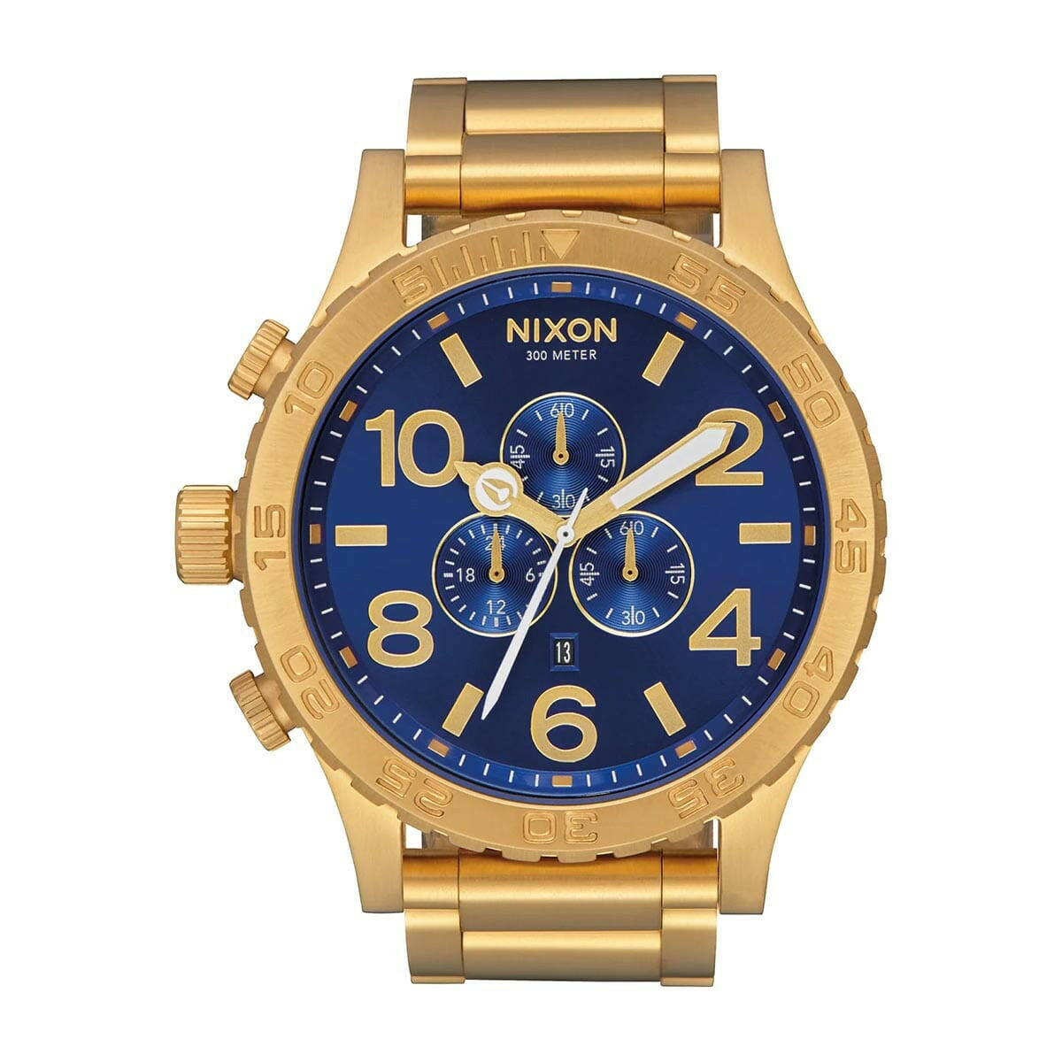Nixon - 51-30 Chrono Watch Gold/Blue Sunray/Gold.